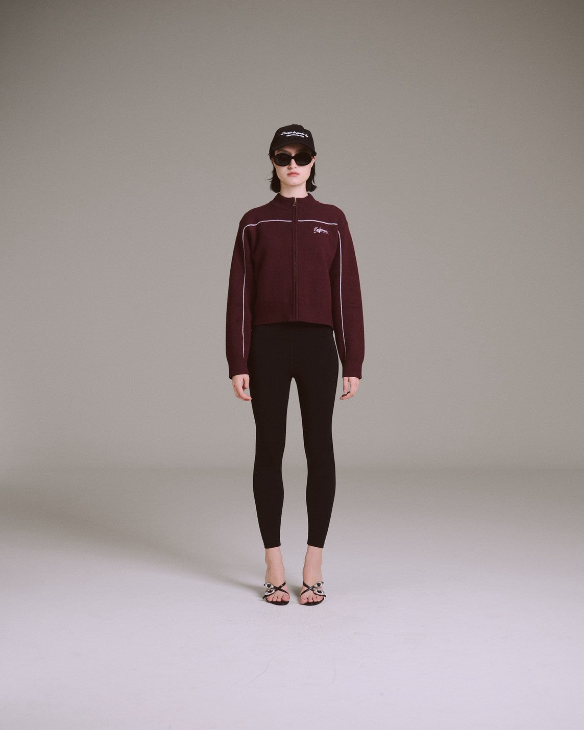 Enforme 8 Zipper Cardigan