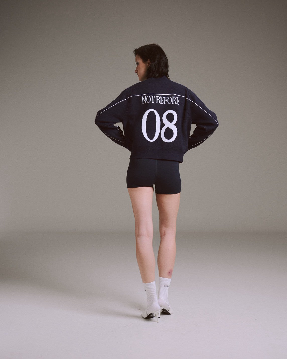 Enforme 8 Zipper Cardigan