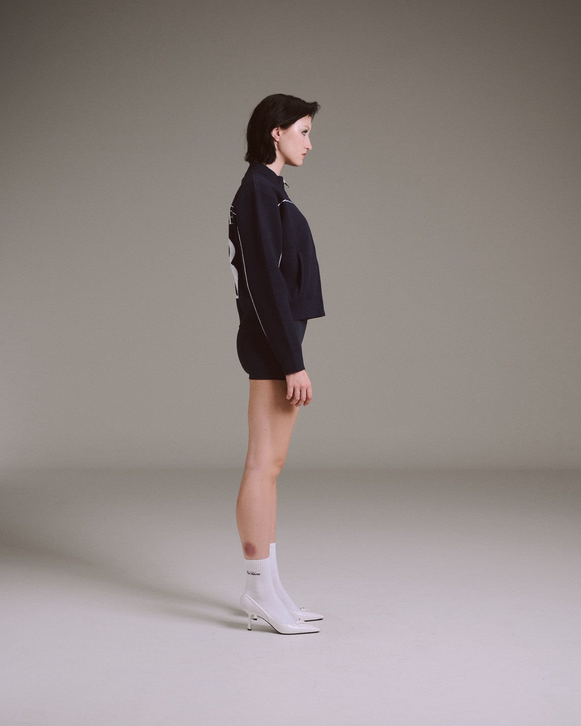 Enforme 8 Zipper Cardigan